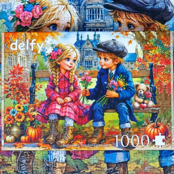 Fashion JaCaRou Puzzles AUTUMN'S TENDER GESTURE 1000 pces