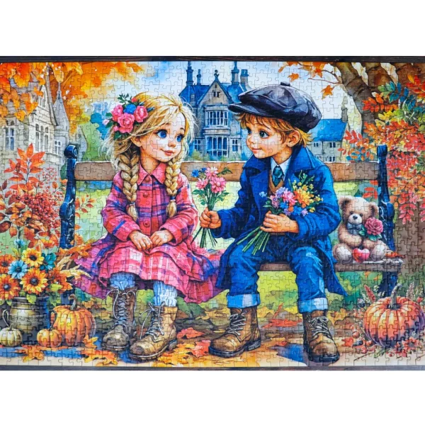 Fashion JaCaRou Puzzles AUTUMN'S TENDER GESTURE 1000 pces