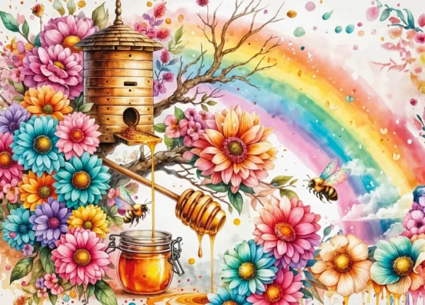 Sale JaCaRou Puzzles BEEHIVE OF HARMONY 1000 pces