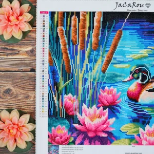 Best JaCaRou Puzzles Broderie de diamant RONDS - DUCK