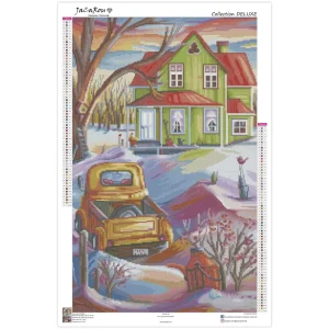 Online JaCaRou Puzzles Broderie de diamants RONDS - VIVE LA VIE