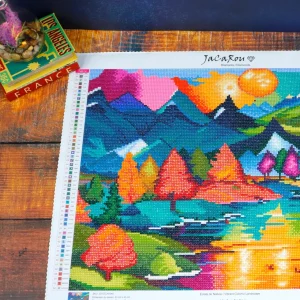 Hot JaCaRou Puzzles Broderie de diamants RONDS - ÉCLATS DE NATURE