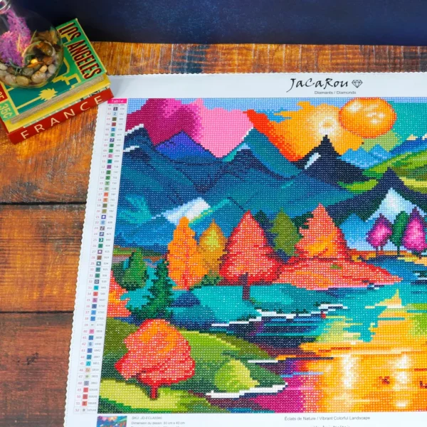 Hot JaCaRou Puzzles Broderie de diamants RONDS - ÉCLATS DE NATURE