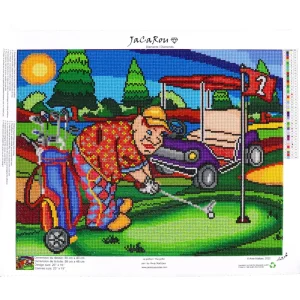 Best JaCaRou Puzzles Broderie de diamants RONDS - LE GOLFEUR