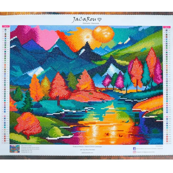 Hot JaCaRou Puzzles Broderie de diamants RONDS - ÉCLATS DE NATURE