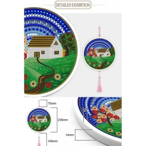 Hot JaCaRou Puzzles cadre rond MAISON