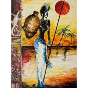 Clearance JaCaRou Puzzles Casse-tête - AFRICAN WOMAN - MA-2319