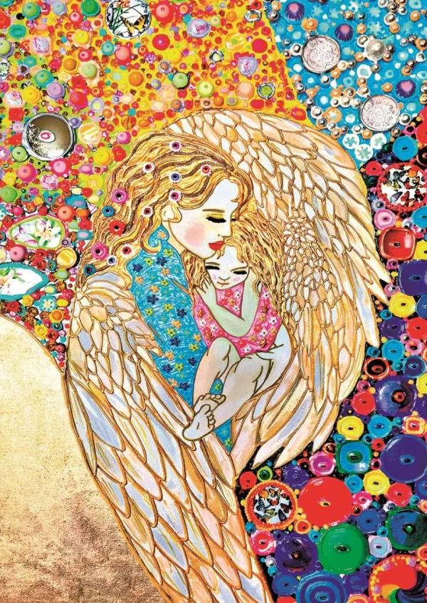 Clearance JaCaRou Puzzles Casse-tête - ANGEL & CHILD - MA-3413