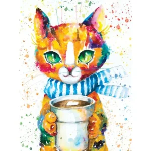 Online JaCaRou Puzzles Casse-tête - COLORFUL CAT - MA-3505