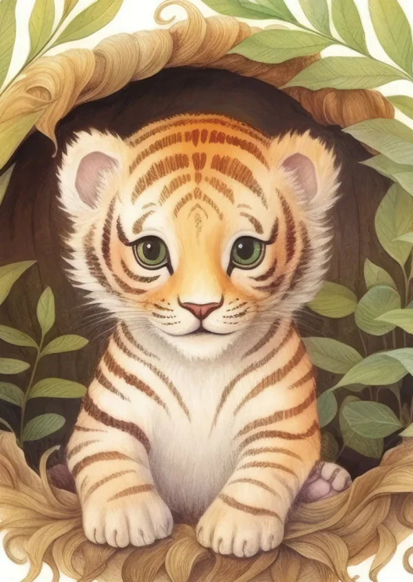 Best JaCaRou Puzzles Casse-tête - CUTE TIGER - YA-3875