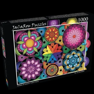 Discount JaCaRou Puzzles Casse-tête - FRÉNÉSIE DE COULEURS