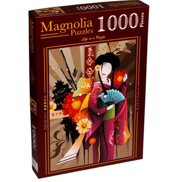 New JaCaRou Puzzles Casse-tête - GEISHA - MA-3501