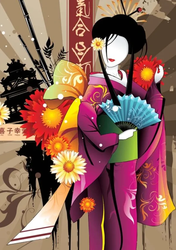 New JaCaRou Puzzles Casse-tête - GEISHA - MA-3501