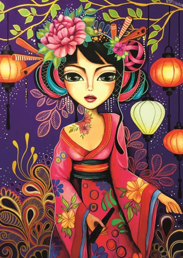 Hot JaCaRou Puzzles Casse-tête - GEISHA (Romi Lerda) - MA-1711