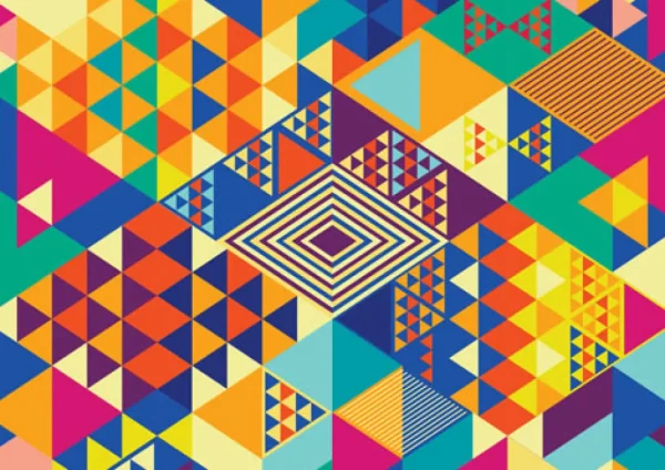 Clearance JaCaRou Puzzles Casse-tête - GEOMETRIC PATTERN - YA-3856
