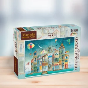 Discount JaCaRou Puzzles Casse-tête - HOUSES I READ - MA-1014