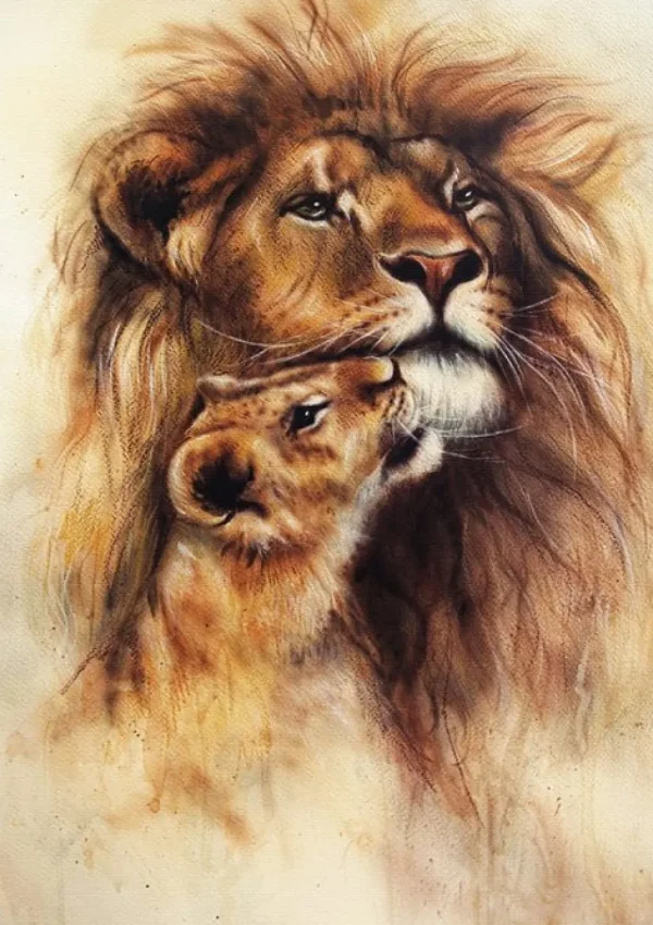 Discount JaCaRou Puzzles Casse-tête - LION AND HER BABY - MA-3508