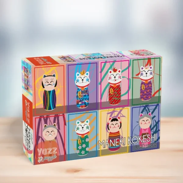 Fashion JaCaRou Puzzles Casse-tête - MANEKI KOKESHI - YA-3833