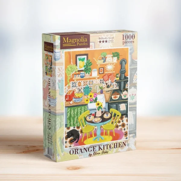 Hot JaCaRou Puzzles Casse-tête - ORANGE KITCHEN - MA-3473