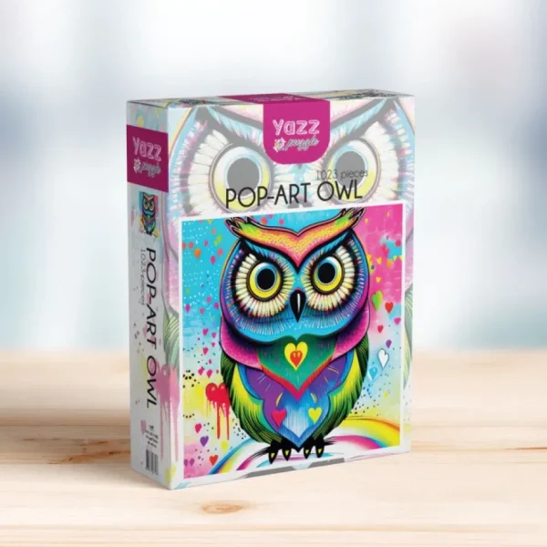 Hot JaCaRou Puzzles Casse-tête - POP-ART OWL - YA-3807