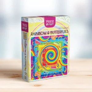 Online JaCaRou Puzzles Casse-tête - RAINBOW & BUTTERFLIES - YA-3803