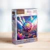 Hot JaCaRou Puzzles Casse-tête - SACRED GEOMETRY FLOWER - MA-8612