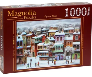 New JaCaRou Puzzles Casse-tête - SNOW IN OLD TBILISI - MA-2328