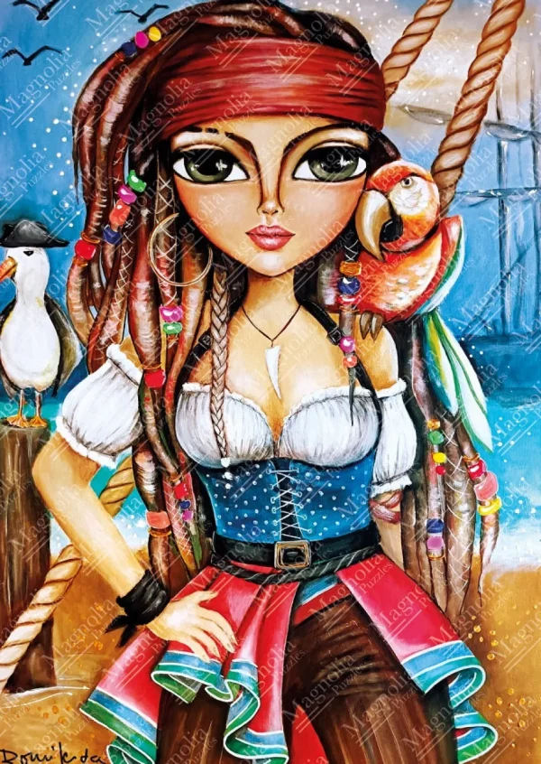 New JaCaRou Puzzles Casse-tête - THE BEAUTIFUL PIRATE - MA-1718