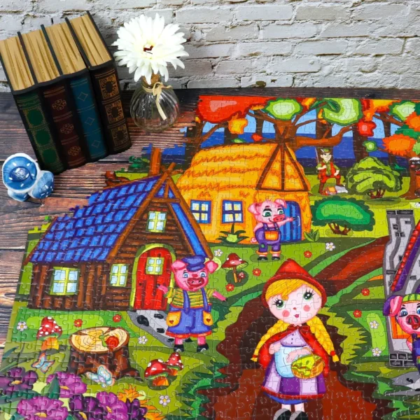 New JaCaRou Puzzles Casse-tête - TROIS PETITS COCHONS SYMPATHIQUES