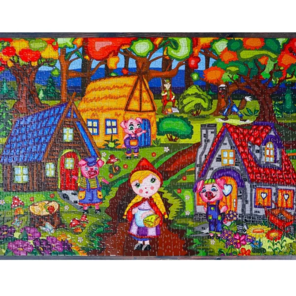 New JaCaRou Puzzles Casse-tête - TROIS PETITS COCHONS SYMPATHIQUES