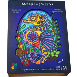 Online JaCaRou Puzzles Casse-tête en bois HIPPOCAMPUS