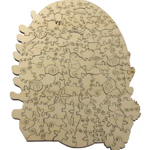 Online JaCaRou Puzzles Casse-tête en bois HIPPOCAMPUS