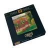 Clearance JaCaRou Puzzles Casse-tête MINI - Q1-10 (66 PCES) ART SERIE (Village)