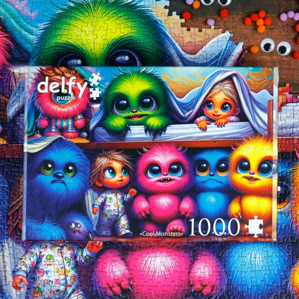 Online JaCaRou Puzzles COOL MONSTERS 1000 pces