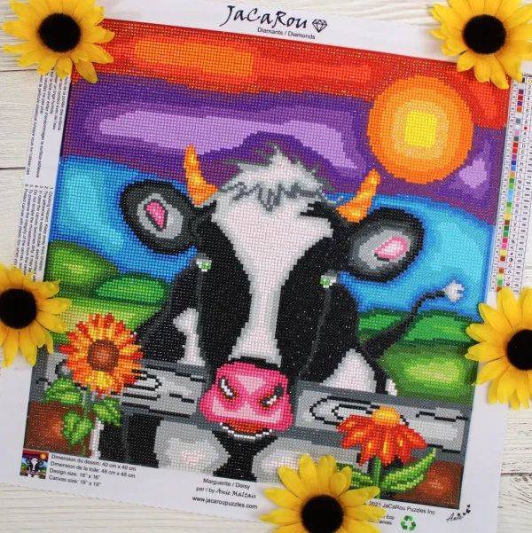 Sale JaCaRou Puzzles DAISY 40 x 40