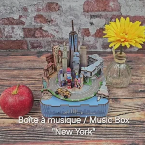 Outlet JaCaRou Puzzles DIY CASSE-TÊTE 3D Boîte à musique - NEW YORK