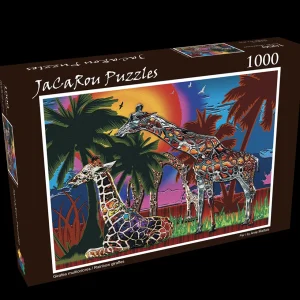 Outlet JaCaRou Puzzles girafes-multicolore-1000 pces