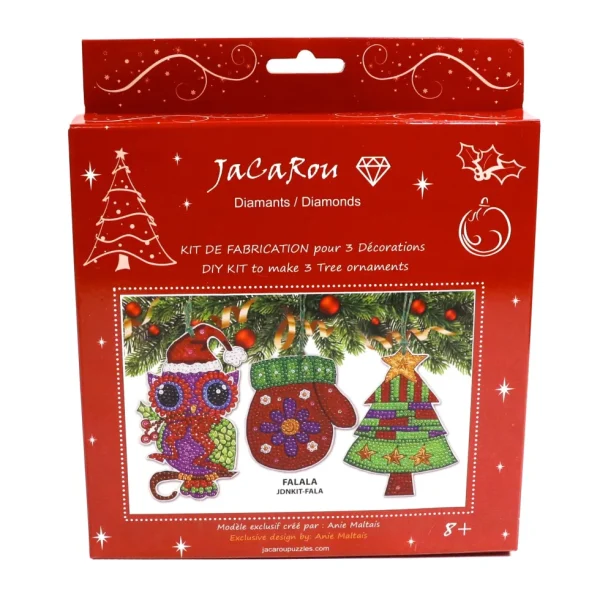 Clearance JaCaRou Puzzles Kit décos sapin de Noël - FALALA
