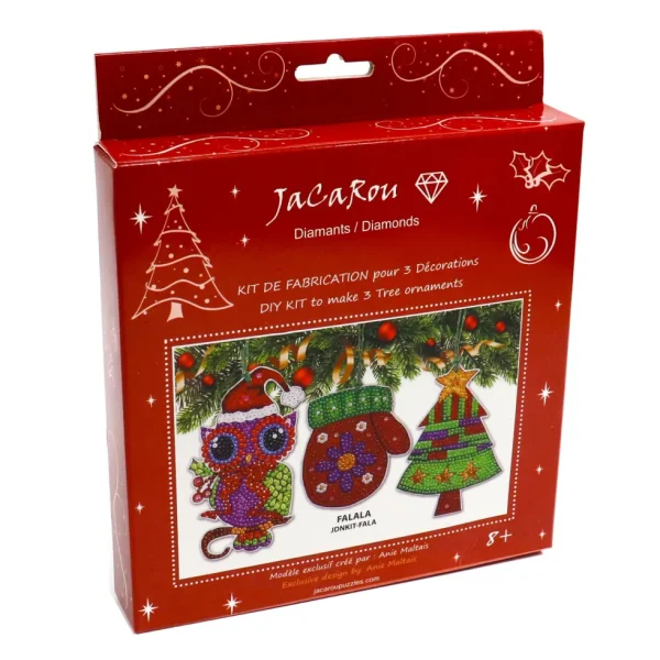 Clearance JaCaRou Puzzles Kit décos sapin de Noël - FALALA