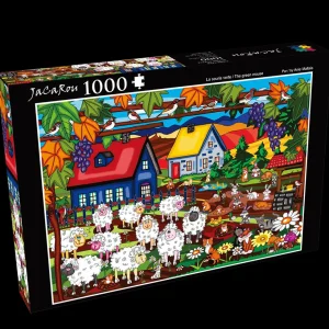 Best JaCaRou Puzzles LA SOURIS VERTE 1000 pces