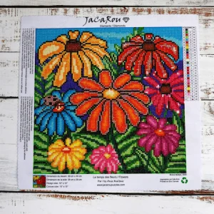 Discount JaCaRou Puzzles LE TEMPS DES FLEURS 30 x 30