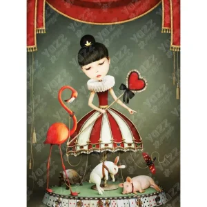 New JaCaRou Puzzles Micro casse-tête - CAROUSEL GIRL - YA-M3820