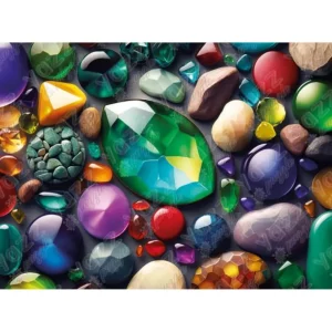 Clearance JaCaRou Puzzles Micro casse-tête - GEMSTONES - YA-M3825