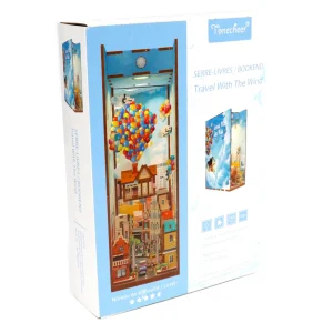 New JaCaRou Puzzles MINI-décor de bibliothèque - TRAVEL WITH THE WIND