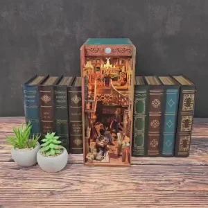 Best JaCaRou Puzzles MINI-décor de bibliothèque - VIOLIN DETECTIVE AGENCY