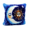 Sale JaCaRou Puzzles Points noués - Housse de coussin - LUNE