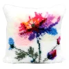 Outlet JaCaRou Puzzles Points noués - Housse de coussin - FLEUR