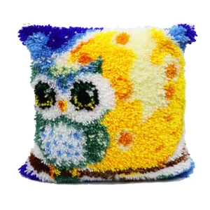 Sale JaCaRou Puzzles Points noués - Housse de coussin - HIBOU