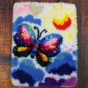 Online JaCaRou Puzzles Points noués - Petit tapis - PAPILLON