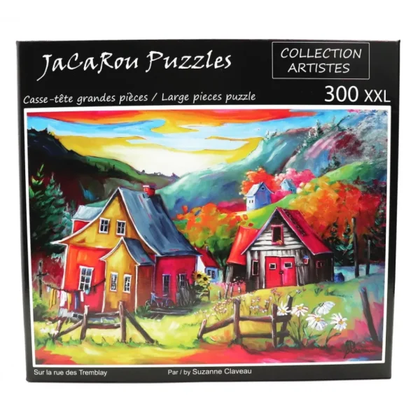 Online JaCaRou Puzzles SUR LA RUE DES TREMBLAY 300 XXL pces